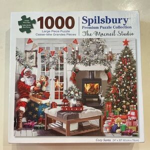 Spilsbury 1000 Piece Christmas Puzzle. ‎ 24” x 30”.   Large pieces.